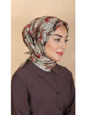 Lo'cella Pamuklu Soft Eşarp 4551-5 Bej