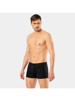 Cacharel Erkek Likrali Boxer 1335/SIYAH