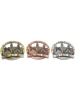 Uravas Store Istanbul Temalı Metal Magnet ALK3329