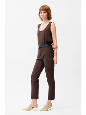 Love My Body Boru Paça Pantolon Kahve 153L9239003