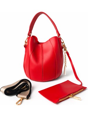 Moon Çanta Nox Omuz Çantası Kırmızı