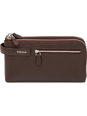 Tergan Kahverengi Hakiki Deri Erkek Portföy Çantası - S1PC00021564-A7P