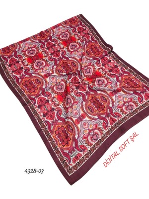 Sedef Dijital Soft Şal