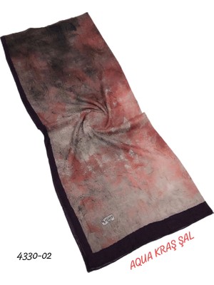 Sedef Desenli Bambu Aqua Kraş Şal Kaliteli