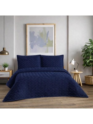 Zikzak Çift Kişilik Yatak Örtüsü