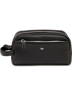 Tergan Siyah Hakiki Deri Erkek Portföy Çantası - S1PC00021541-A41