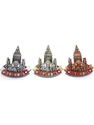 Uravas Store Istanbul Temalı Metal Magnet ALK3332