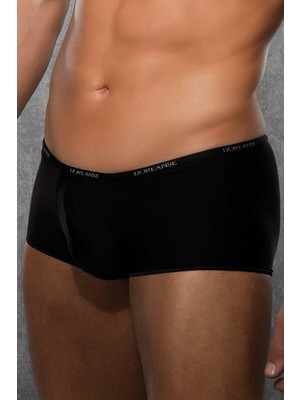 Doreanse Erkek Polyamid Mini Paça Boxer 1590 Siyah