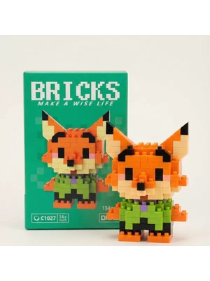 Uravas Store Bricks Zootropolis Nick Wilde Mini Figürü
