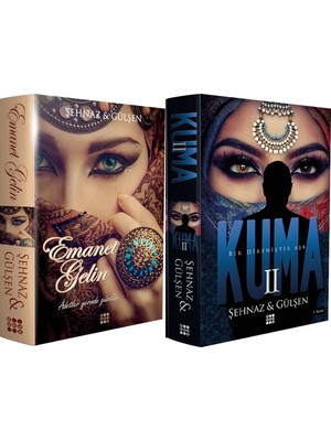 Dokuz Yayınları Emanet Gelin 1 Ciltli ve Kuma 2 Ciltli (Şehnaz & Gülşen) 2li Set