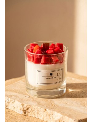 Luna Bueno Kalpli Dekoratif Kokulu Mum – Egzotik Meyve Aromalı