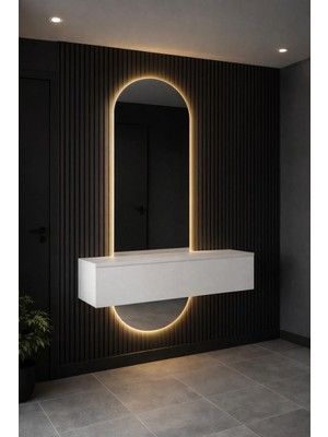 %100 Mdf Dresuar 80CM Beyaz (Aynasız)