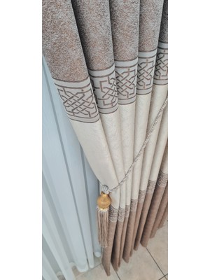 İssa Perde Issa Pano Fon Perde Vizon (((Tek Kanat