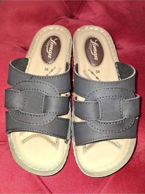 maxxi Kadın Anatomik Tabanlı Günlük Terlik - Aksesuar Detaylı Ortopedik Terlik