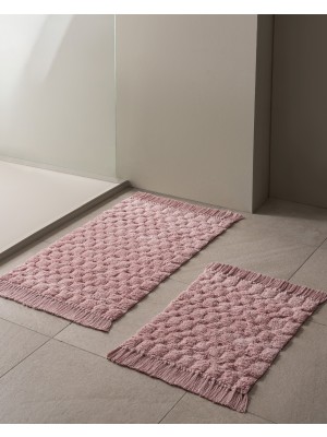 Madame Coco Marée 2'li Banyo Paspası - Pembe