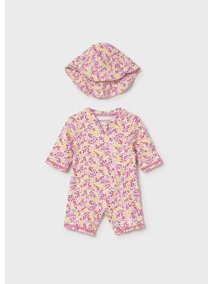Mayoral 6-18 Ay Arası Mayo Şapka Set - Pembe