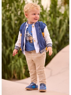 Mayoral Erkek Bebek Keten Pantolon Bej - 01523