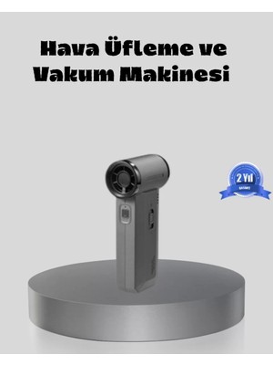 Asiltech Şarjlı 130000 Rpm Hava Üflemeli ve Vakumlu Araç Ev Temizlik Makinesi