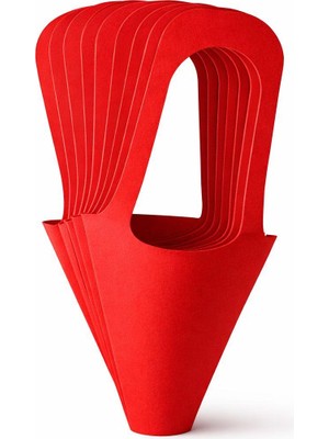 Orbak Kağıtçılık Lüks Çiçek ve Şişe Taşıma Çantası Kırmızı 100 Adet – Buket, Saksı, Hediye Sunum Çantası