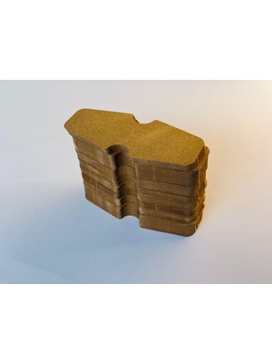 Orbak Kağıtçılık Kraft Takı Kartı 12,2×5,3 cm | Küpe Kolye Bileklik Sunum & Sergi Kartı 50 Adet