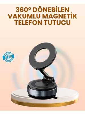 Store Mania Ieg™ Vakumlu Manyetik Araç Telefon Tutucu Güçlü Tutuş