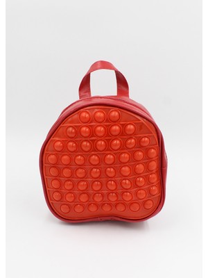 Chantaky 049 3000 Pop It Çocuk Sırt Çantası Kırmızı Tek Ebat