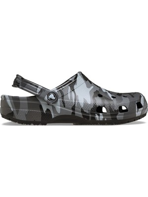 Crocs Classic Camouflage Clog Erkek Siyah Terlik