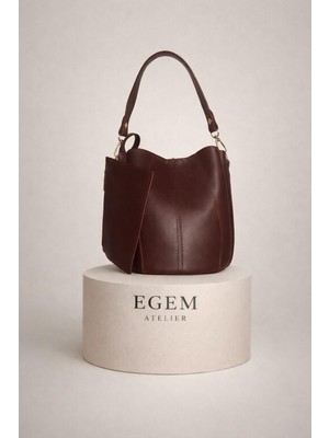 Egem Atelier Şık Suni Deri El ve Omuz Çantası | Ayarlanabilir Askı, Cüzdanlı Minimal Tasarım