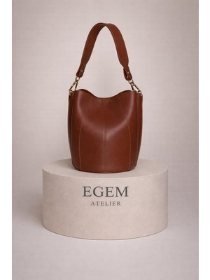 Egem Atelier Şık Suni Deri El ve Omuz Çantası | Ayarlanabilir Askı, Cüzdanlı Minimal Tasarım