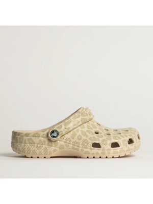 Crocs Classic Animal Clog Kadın Bej Terlik
