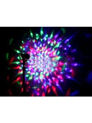 Uslucan Alışveriş Renkli LED Döner Başlıklı Disko Ampulü