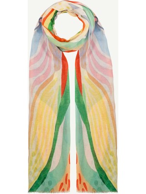 Yargıcı Karışık Desenli Şal