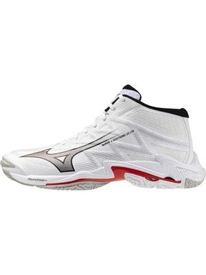 Mizuno Wave Lightning Elite Mıd Unisex Voleybol Ayakkabısı Beyaz
