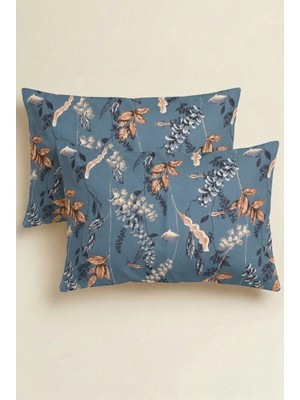 Anılsan Lily 2'li Ranforce Yastık Kılıfı 50X70 Flaplı