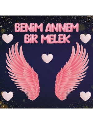 Ti Play Anneler Günü Pvc Vinil Pano Süsü 160X160 cm | Tek Parça Okul ve Sınıf Dekoru (Model 02)