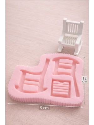 Minyatür  Sandalye Silikon Kalıp