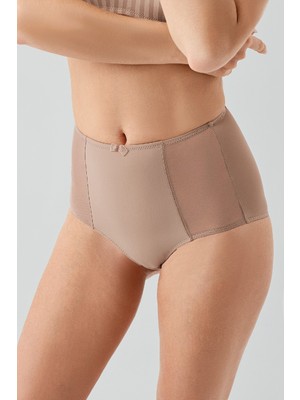 NEWBRA LINGERIE Tül Detaylı Yüksek Bel Korseli Külot , 369304