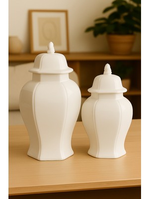 Velovis Pearl Dekoratif Seramik Vazo