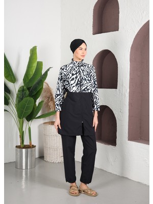 Yessir Paraşüt Haşema Takımı Tesettür Mayo