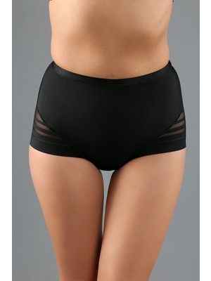 NEWBRA LINGERIE Tül Detaylı Yüksek Bel Korseli Külot , 369301