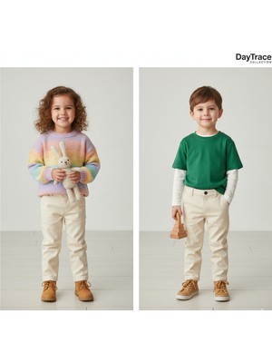 Unisex Çocuk Denim Pantolon