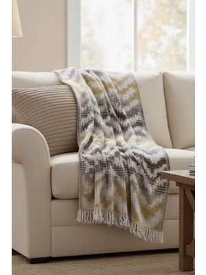 Comfort Craft 150X200 cm Yumuşak Dokulu Pamuklu Koltuk Şalı - Balkon ve Yatak Battaniyesi