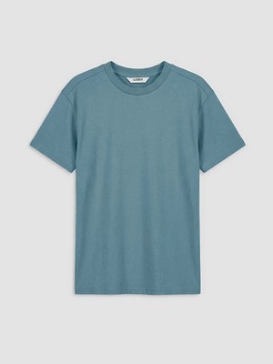 LC Waikiki Lcw Kids Indigo Bisiklet Yaka Erkek Çocuk Tişört
