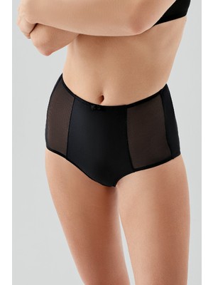 NEWBRA LINGERIE Tül Detaylı Yüksek Bel Korseli Külot , 369304
