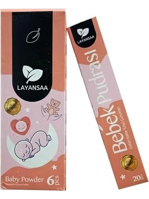 Ne Verelim Size Layansaa Bebek Pudrası (Baby Powder) Kokusu Özel Aroma Kokusu Agarbatti Arınma 20 Adet 1 Paket Çubuk Tütsü