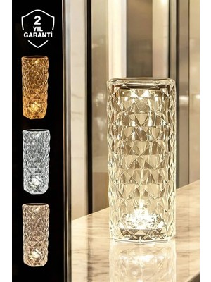Uravas Store Dokunmatik Kristal Gece Lambası Hediyelik
