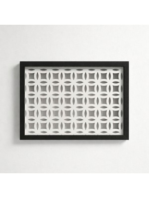 Dekoratif Duvara Asılabilir Sigorta ve Modem-Wifi Saklama Kutusu 30X40 cm Derinlik 11