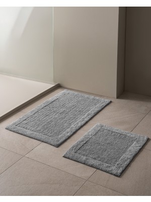 Madame Coco Aube 2'li Banyo Paspası - Açık Gri