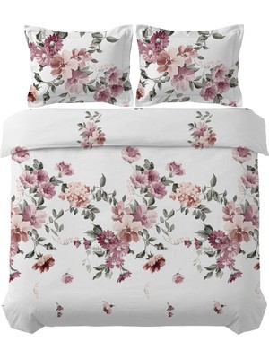 First Choice Serra %100 Pamuk Saten 200 Tc (80 Tel) Çift Kişilik Nevresim Seti