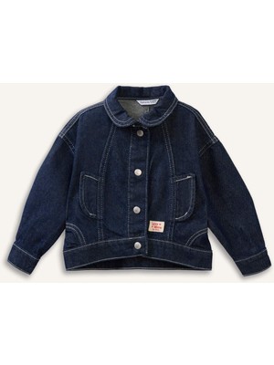 DeFacto Polo Yaka Ceket Kız Bebek H2666A526SM